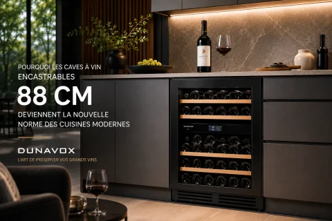 Pourquoi les caves à vin encastrables de 88 cm deviennent la nouvelle norme des cuisines modernes